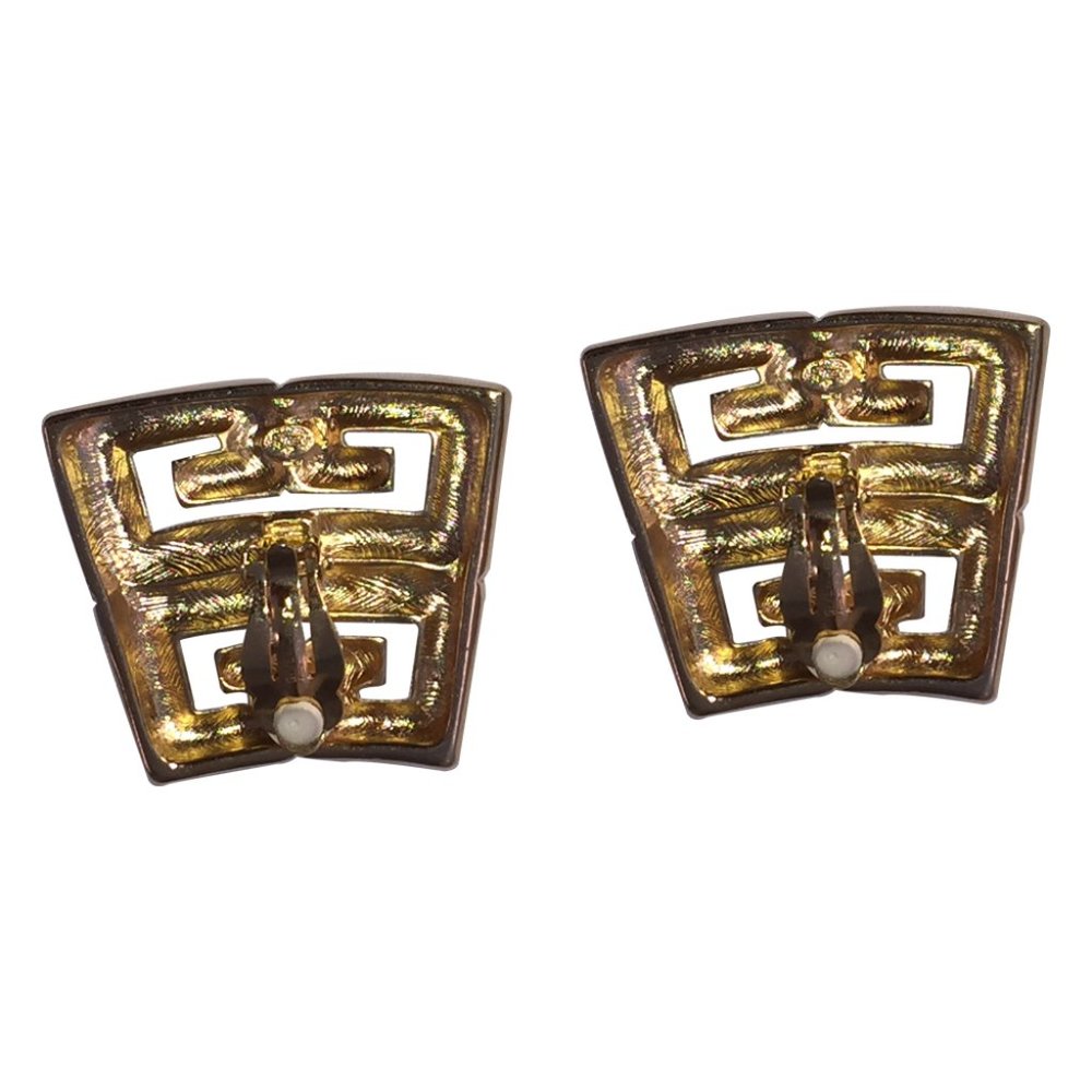 Givenchy Statement Runway Monogram Earrings - image 2